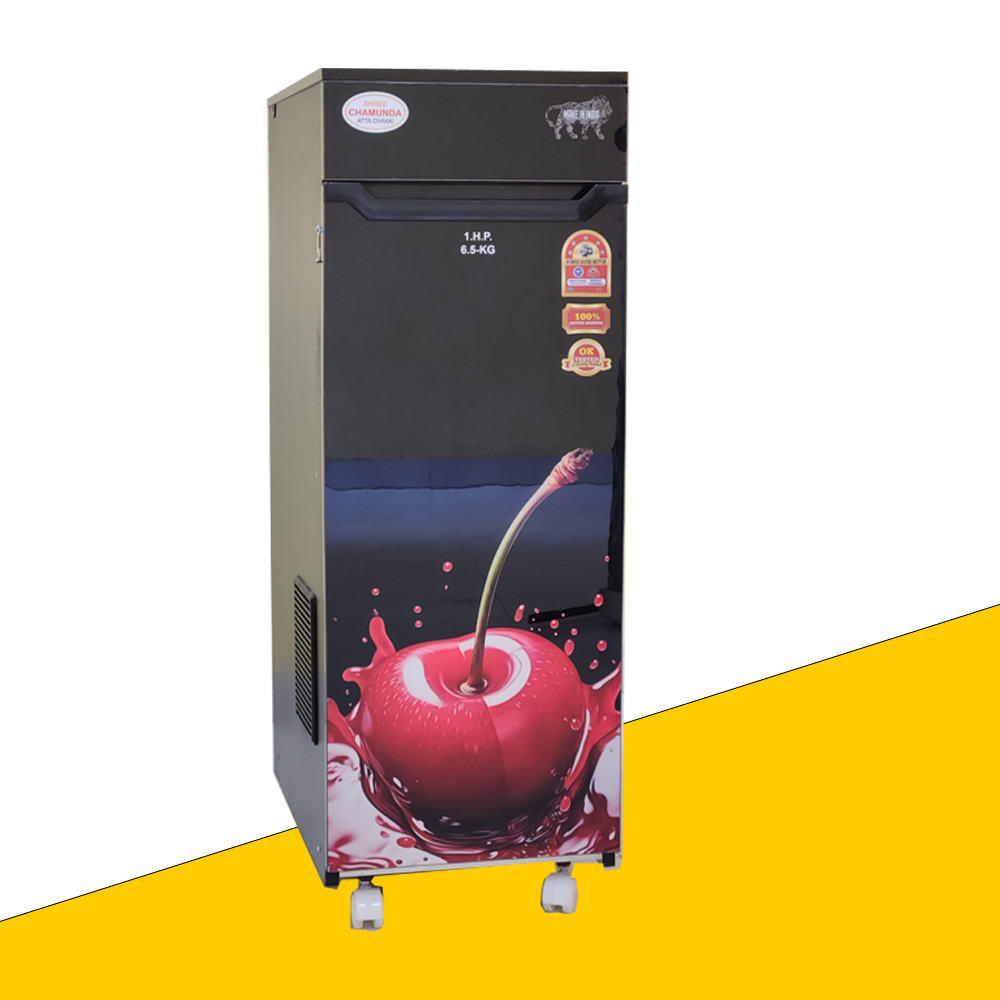 Shri Chamunda Aata Chakki 6.5kg,2IN1,1,H.P ( S + model ) Apple