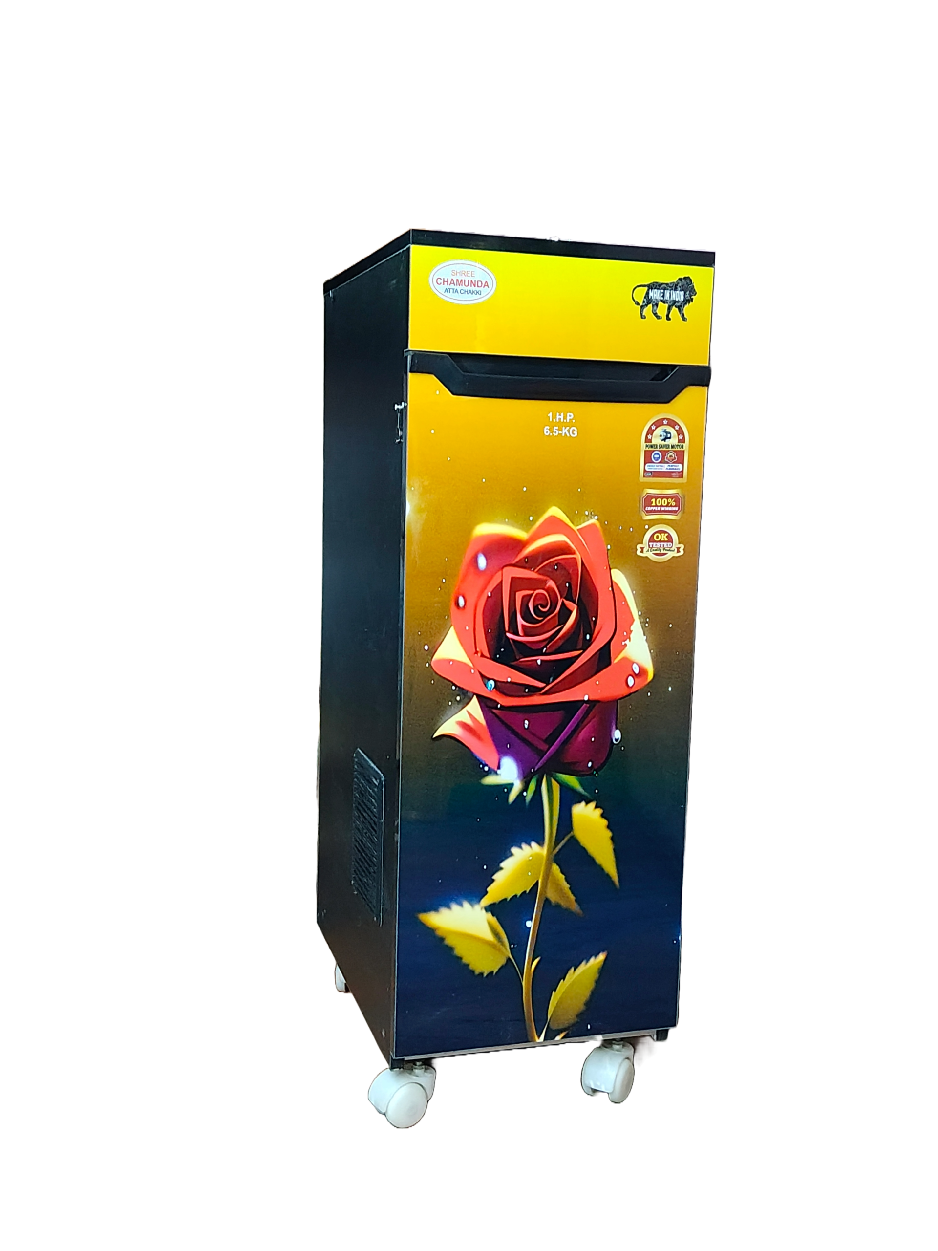 Shri Chamunda Aata Chakki 6.5kg,2IN1,1,H.P ( Rosy model )